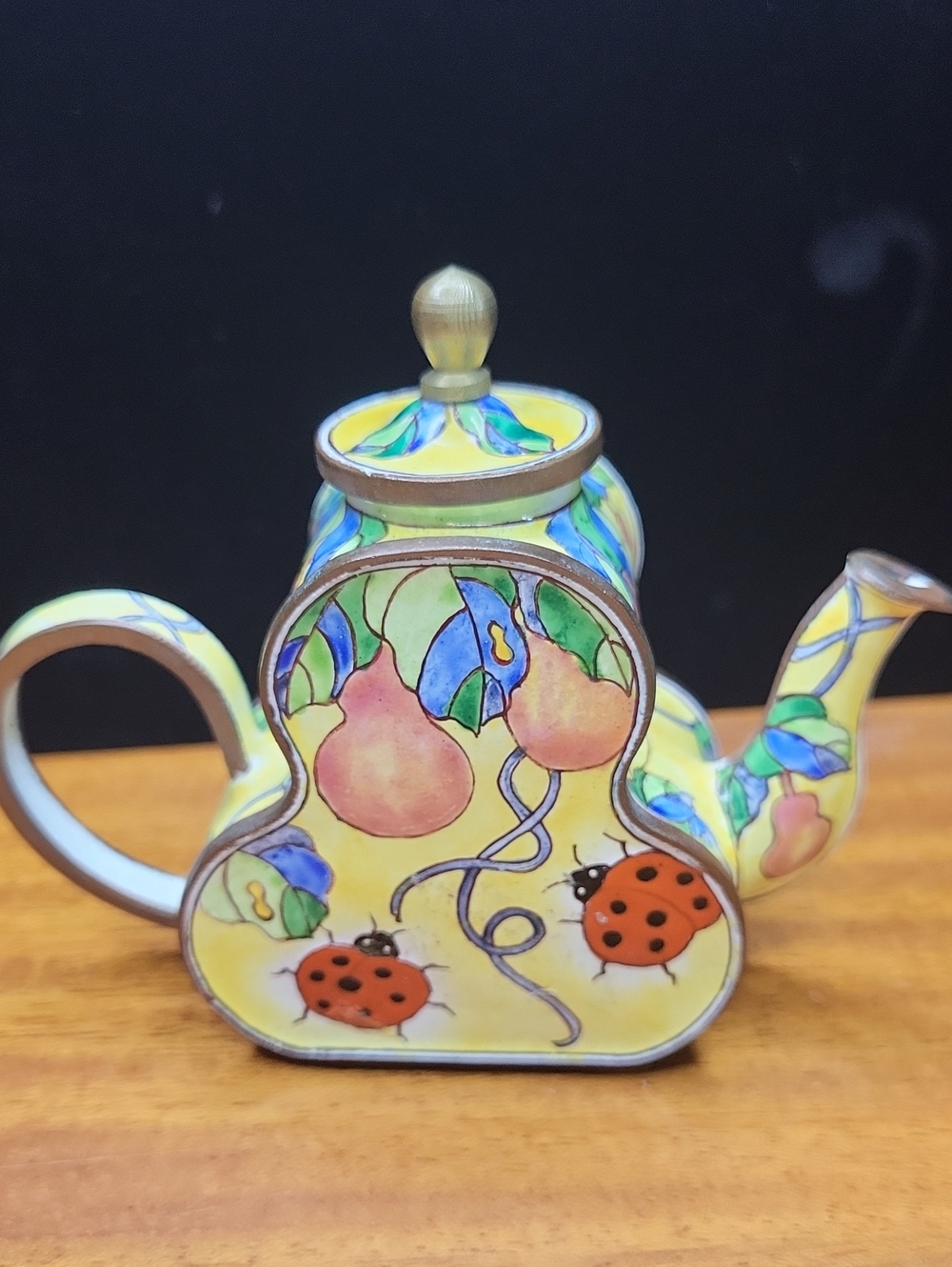 Kelvin Chen Miniature Enameled Teapot